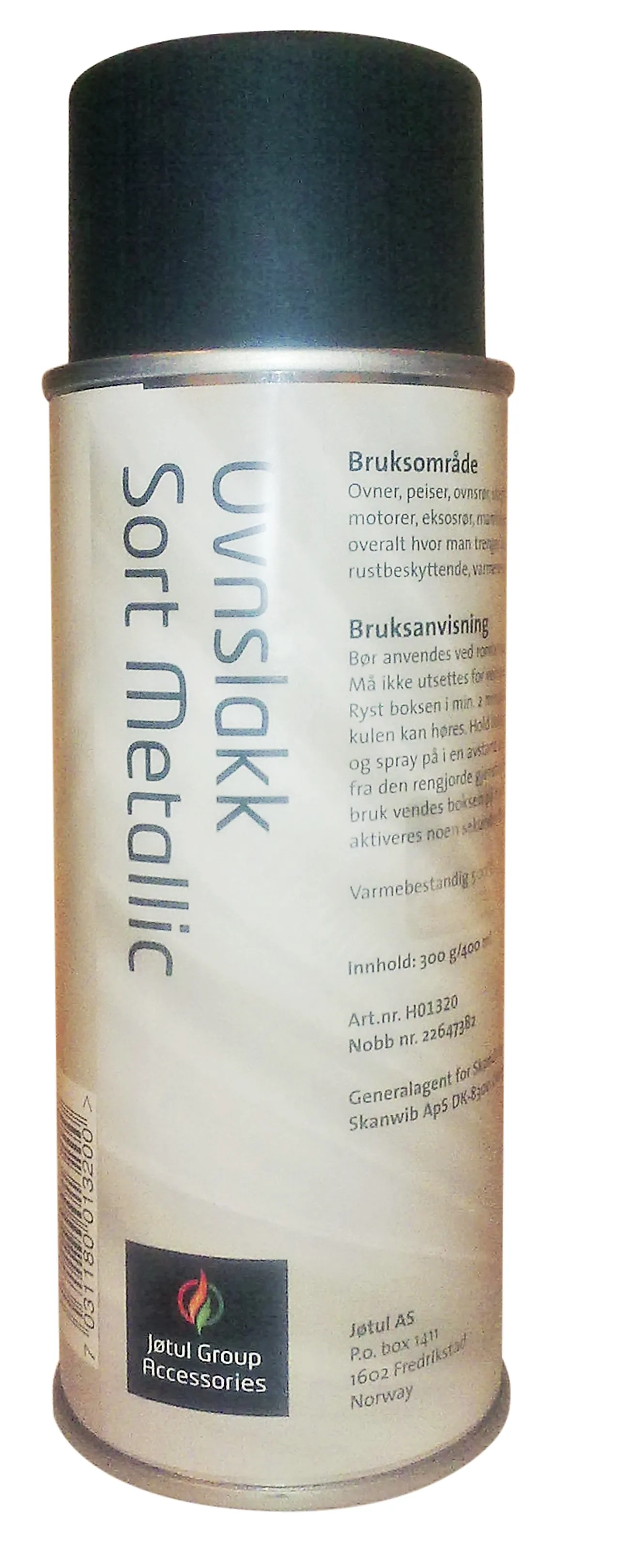 OVNSLAKK SPRAYBOKS 400ML SORT HAMMERSTRØM OVNSLAKK SPRAYBOKS 400ML SORT HAMMERSTRØM