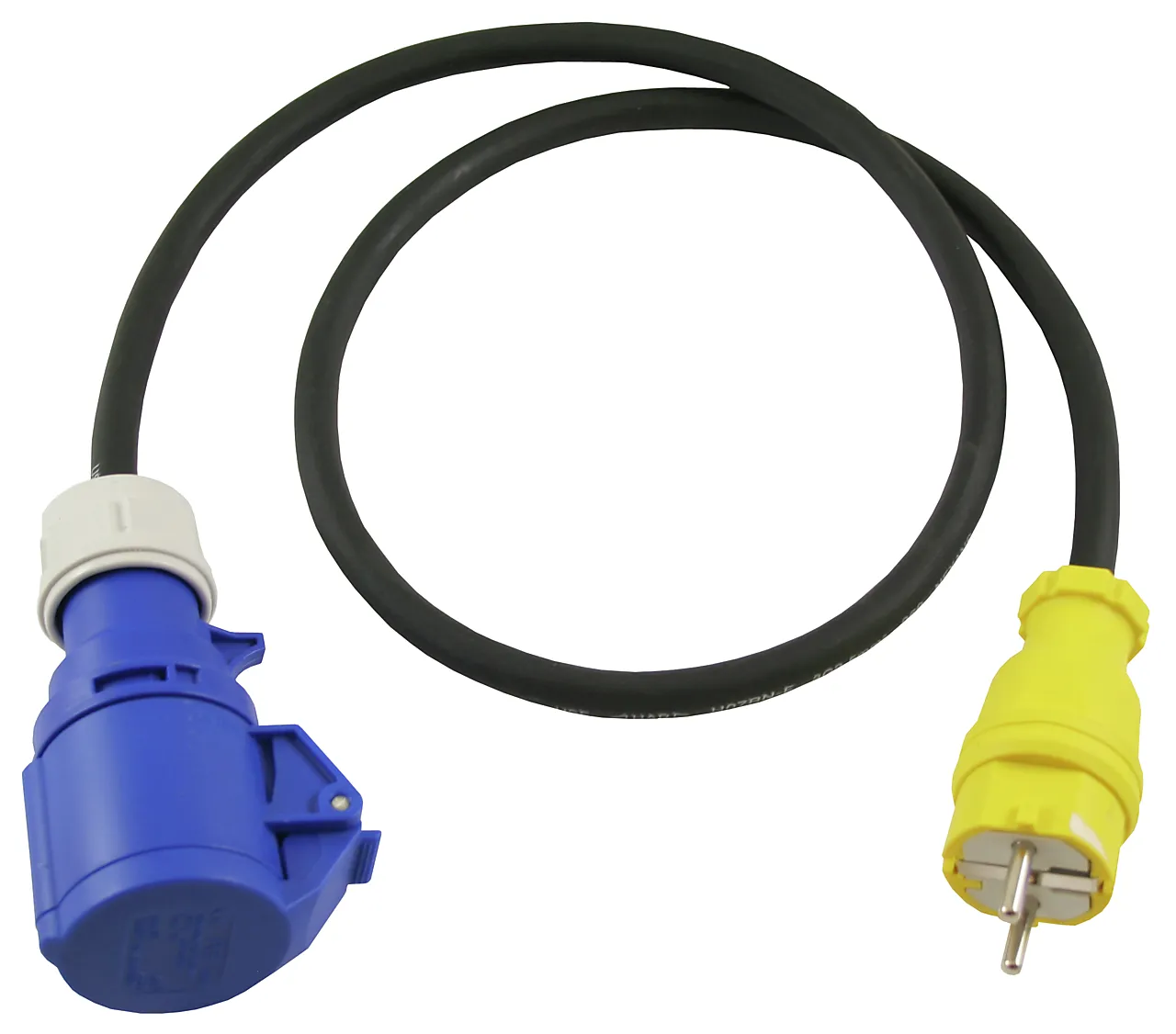 Overg.kabel schuko vinkel/cee 216 m/vinkelplugg 16a for campingpla.