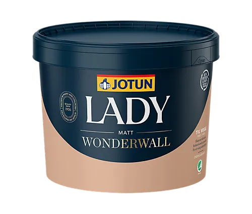 Wonderwall matt hvit 9 liter