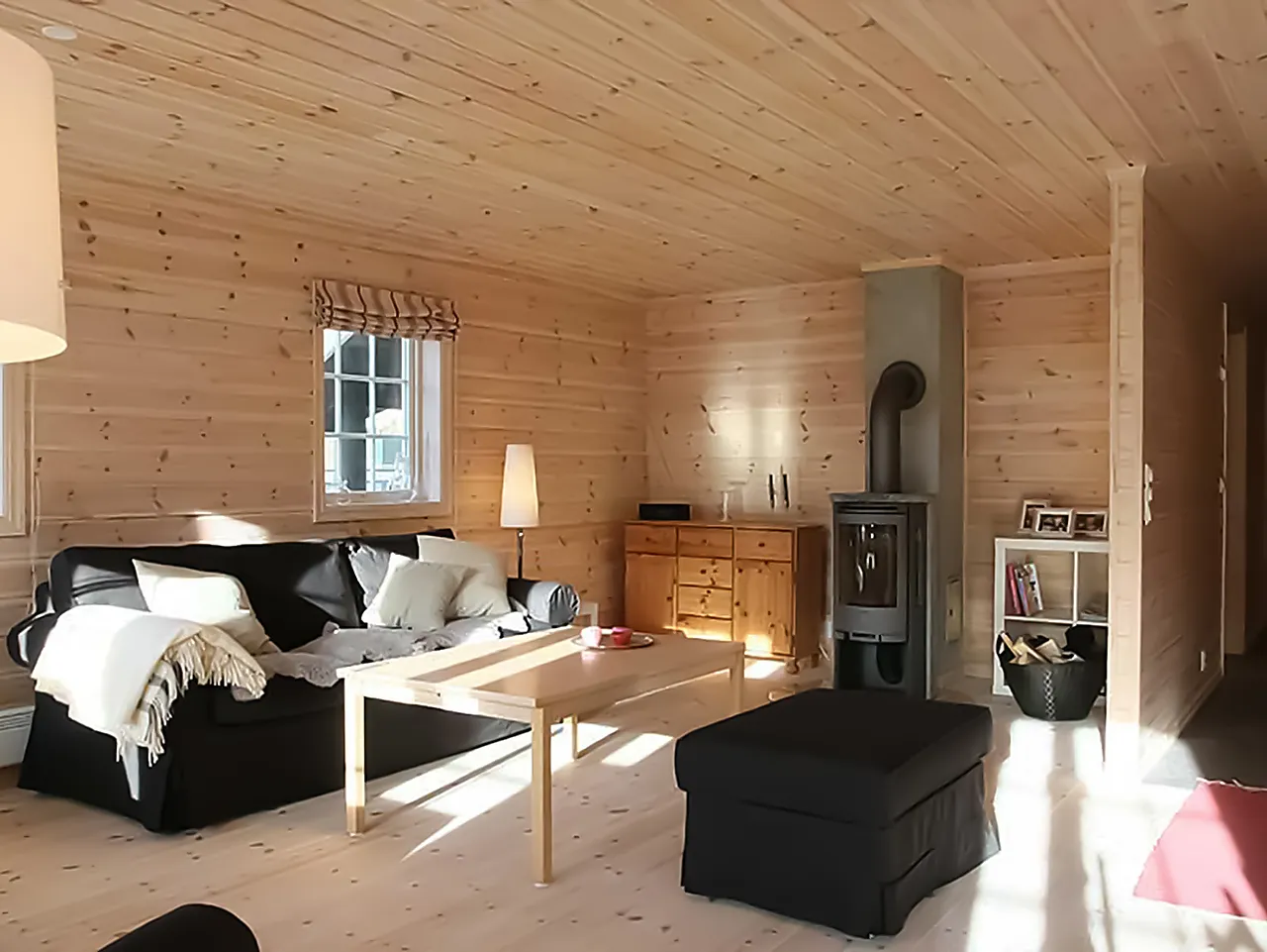 Skyggepanel 14X120 mm skrå kant natur gran null - null - 3 - Miniatyr