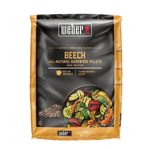 Weber pellets bøk 8 kg pose