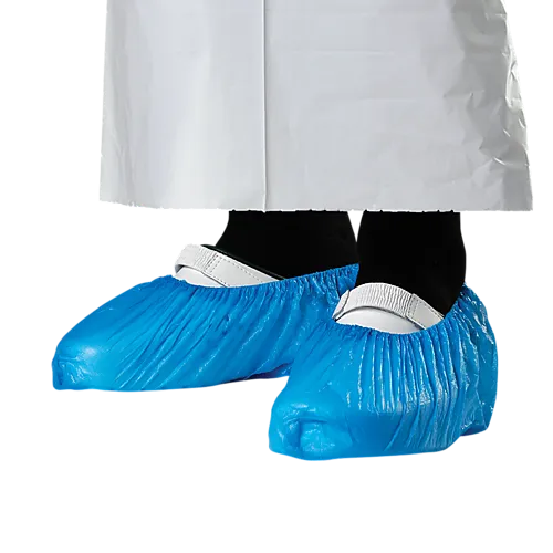 Skoovertrekk plast blå 18" 210.0061