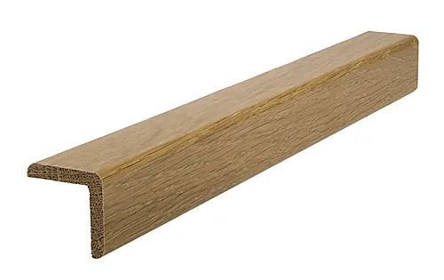 Vinkellist 27x27x2700 mm lakkert eik