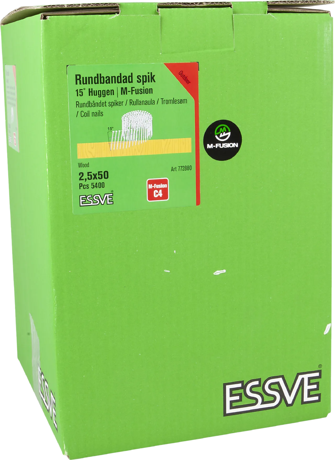 Spiker coil 15gr 2,5x50 m-fus -5400 15 grader huggen trådbåndet rustbeh null - 50 - 3 - Miniatyr