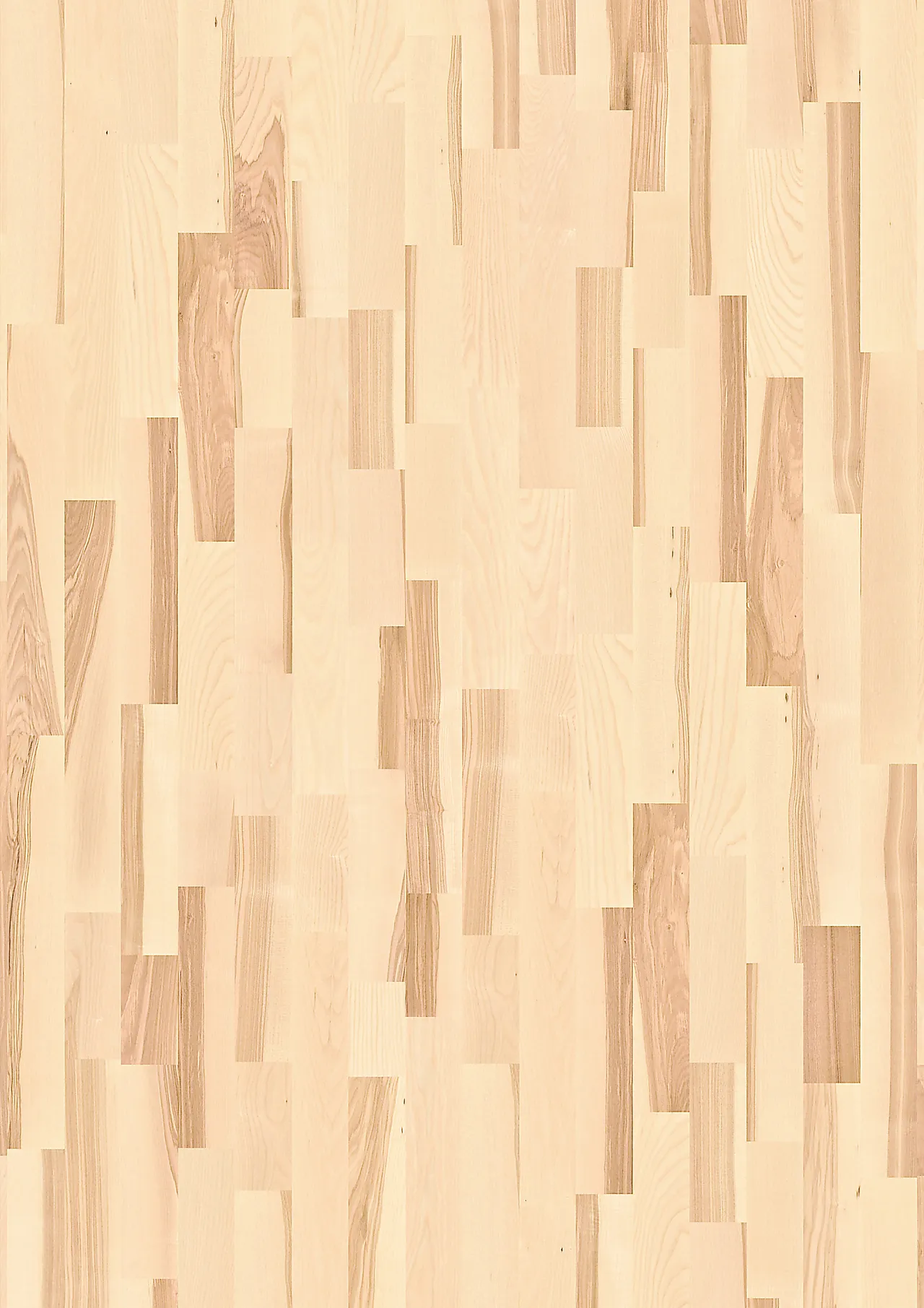 Parkett Ask Hvit Marcato 3-stav Live Matt lakk 14x215x2200mm