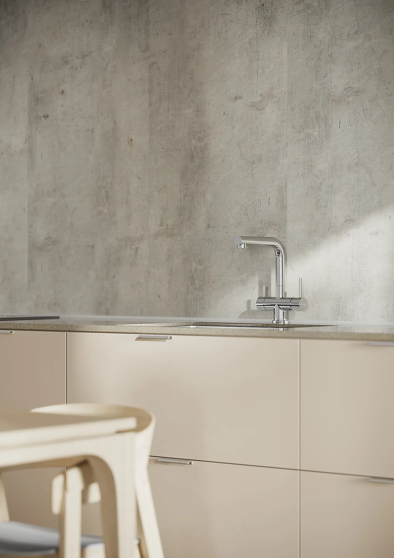 Kjøkkenplate 8053-KM00 Lentini Grey 11x620x580 mm null - null - 3 - Miniatyr