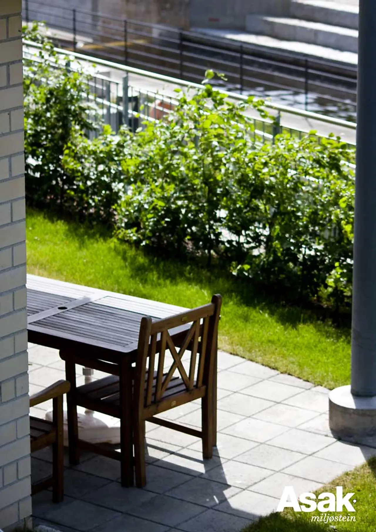 Steinhelle 30x30x5 cm grå