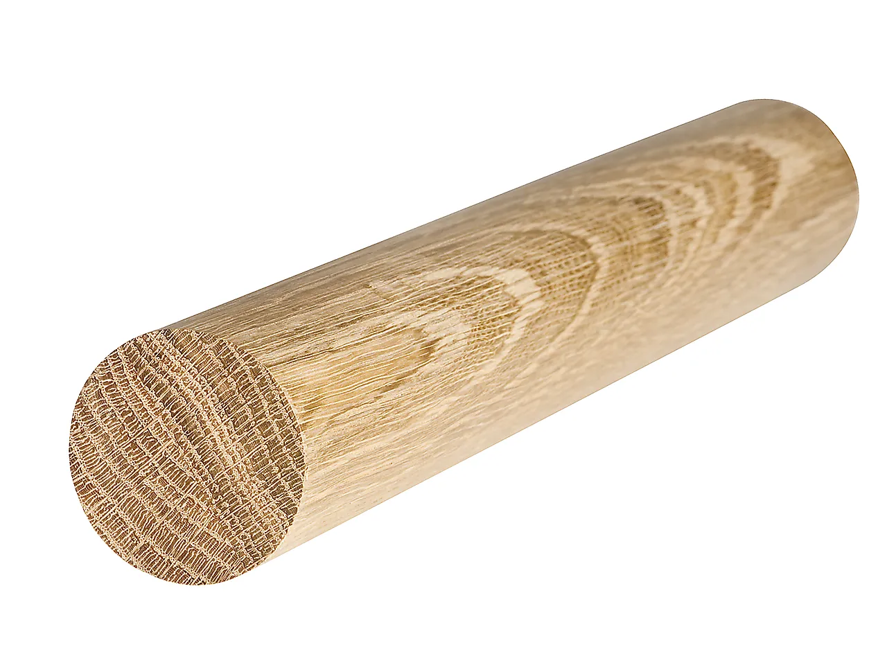 Eik 43x043x2700 rundstokk ubeh ubehandlet Eik 43x043x2700 rundstokk ubeh ubehandlet