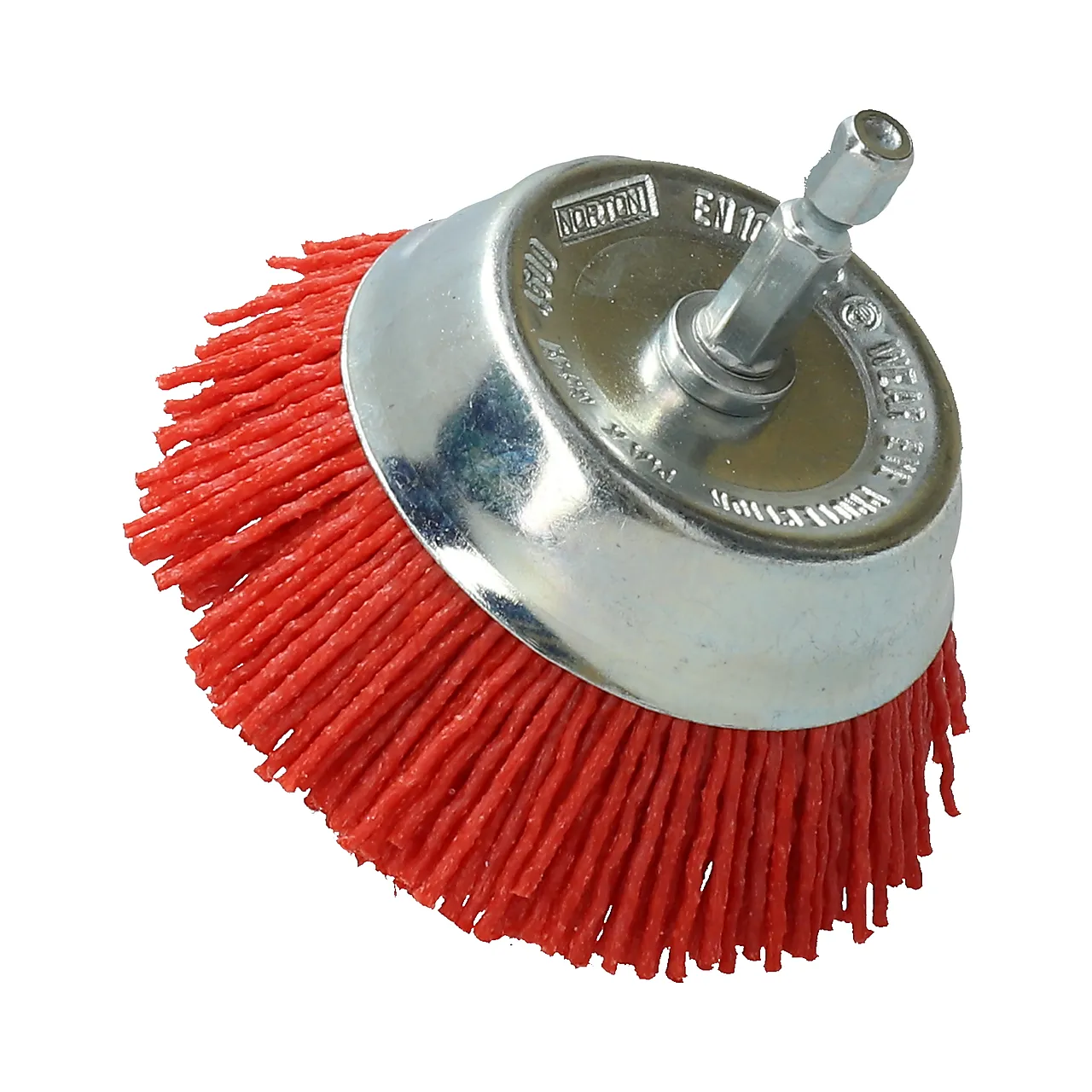 Nylonbørste rød 75x40x6 mm Nylonbørste rød 75x40x6 mm