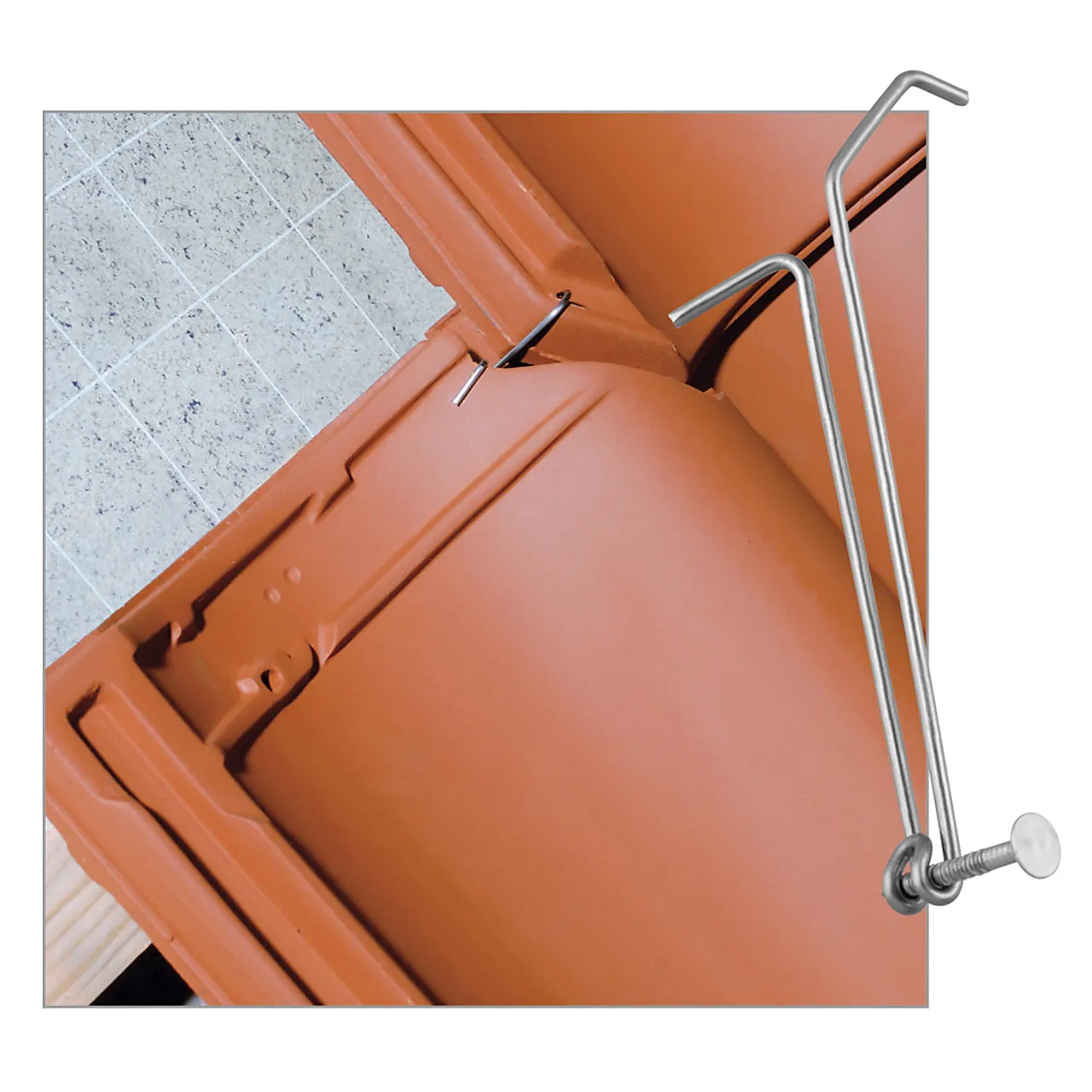 Takpannekrok dbl for p44/993 rust esken inneholder 200 stk