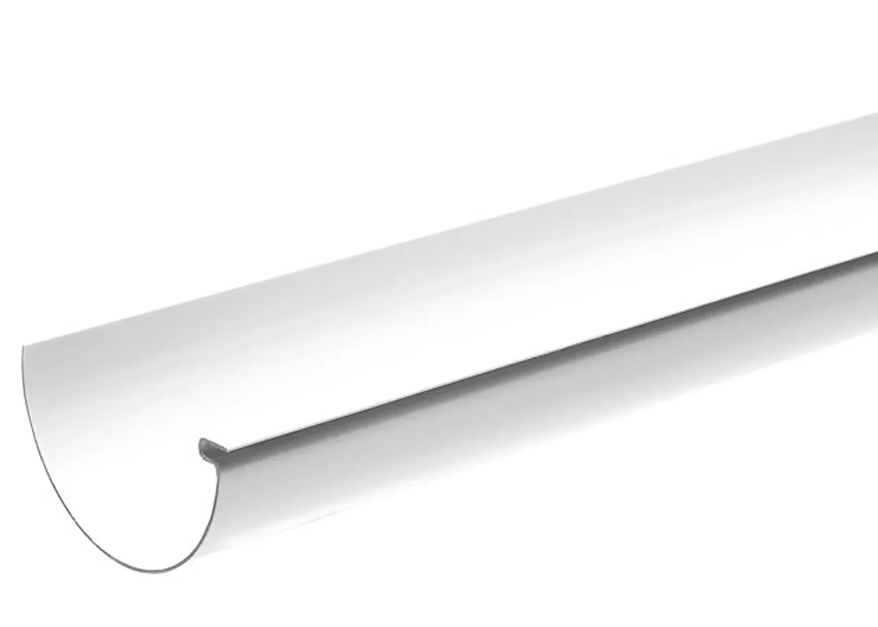 Takrenne 12 hvit   l3,0m plastmo