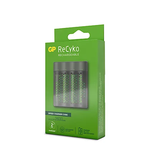 Batterilader AA/AAA speed recyko