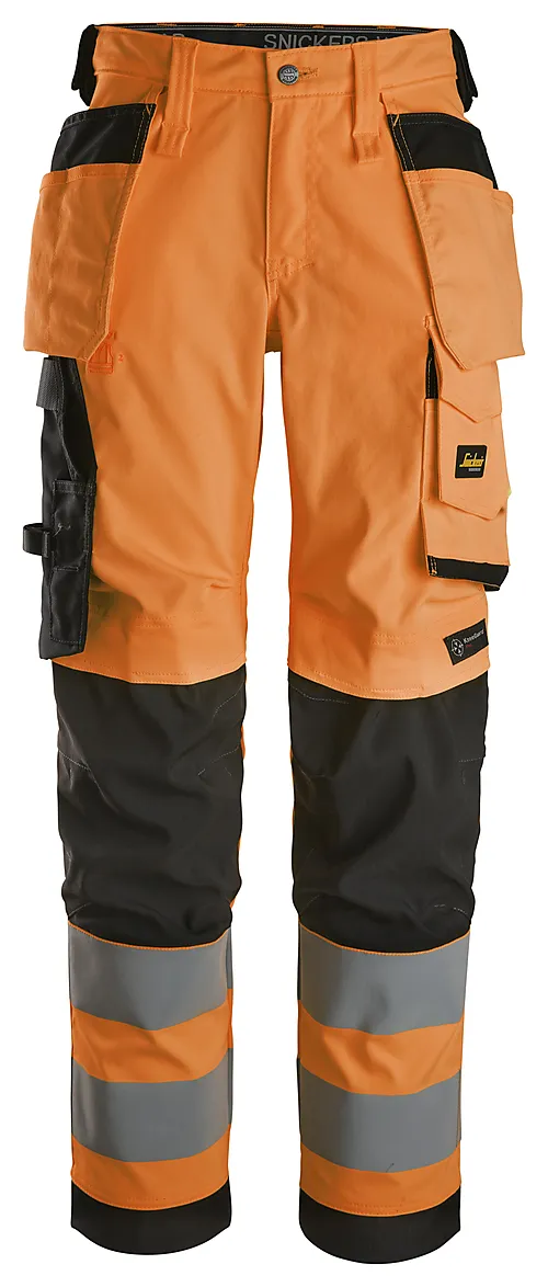 Bukse 6743 kl 2 dame highvis oransje str 40