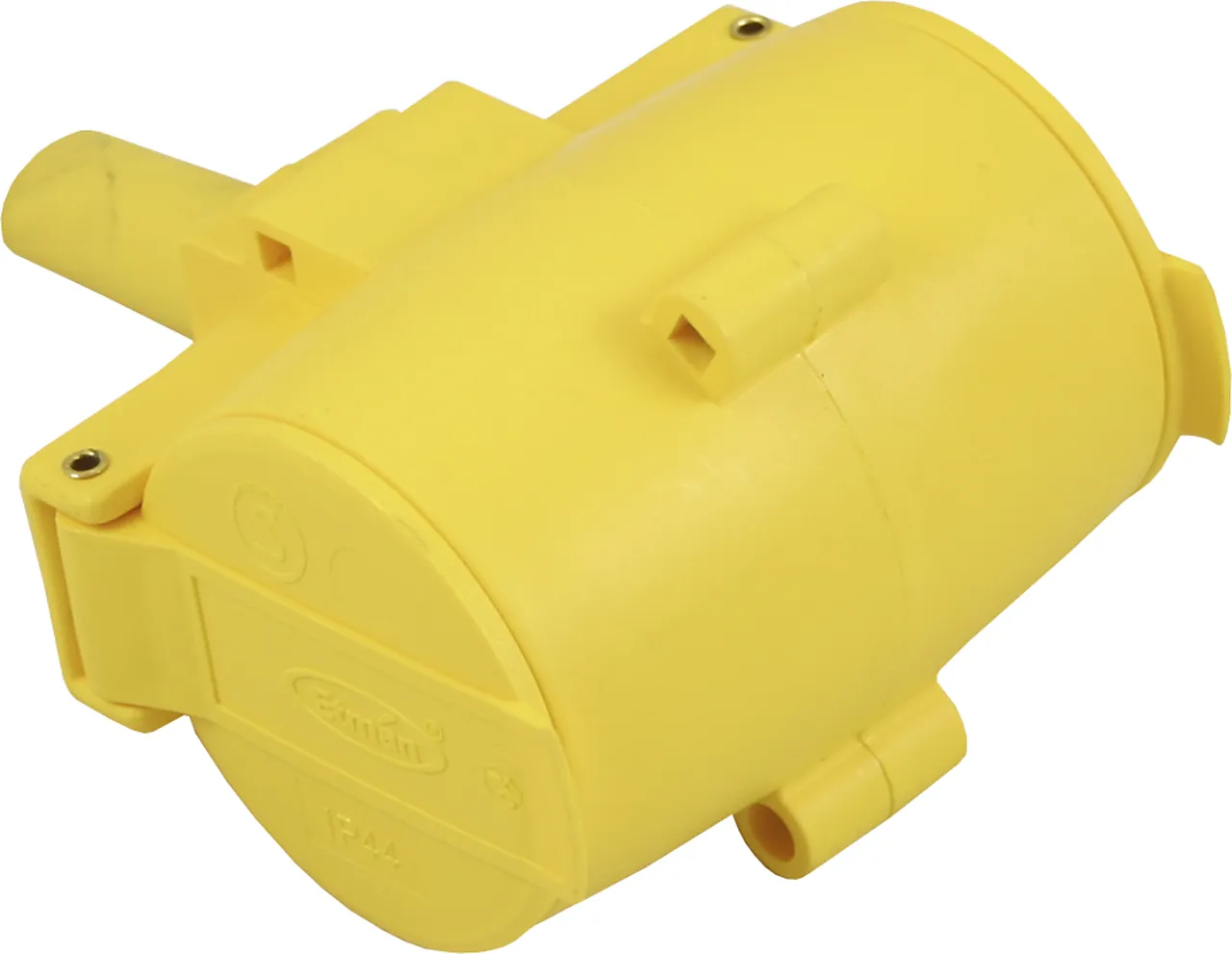 Skjøtekontakt 2-veis m/jord/lokk