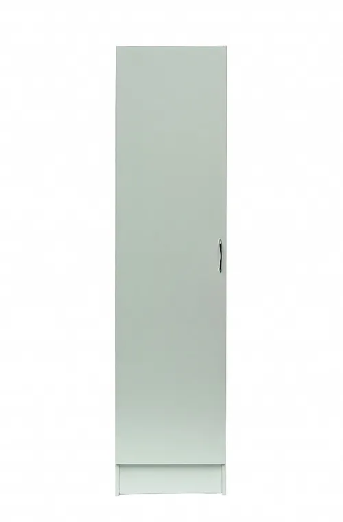 Garderobeskap enkel hvit 60 cm