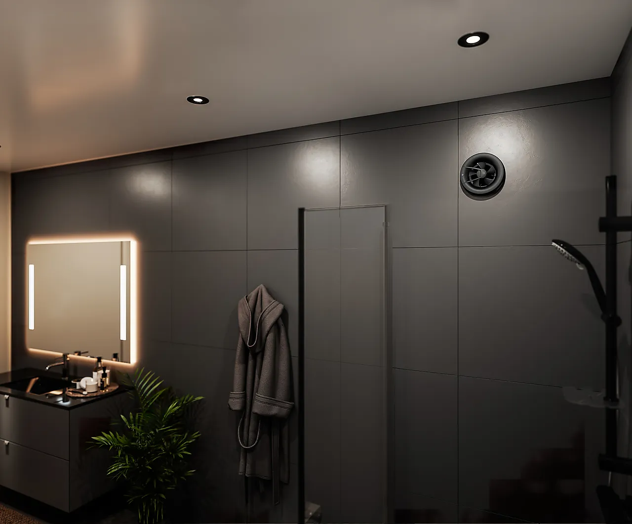 Baderomsvifte Bodo Prime sort null - null - 2 - Miniatyr