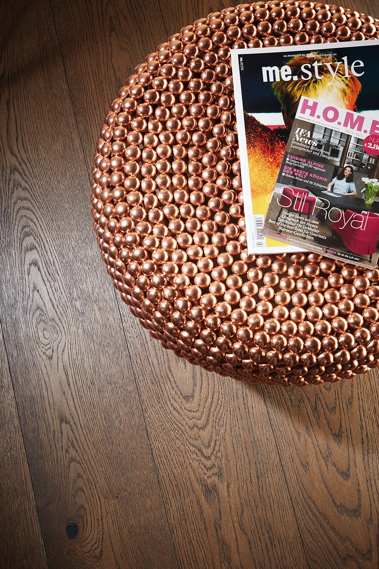 Parkett eik brown jasper 1-stav børstet oljet