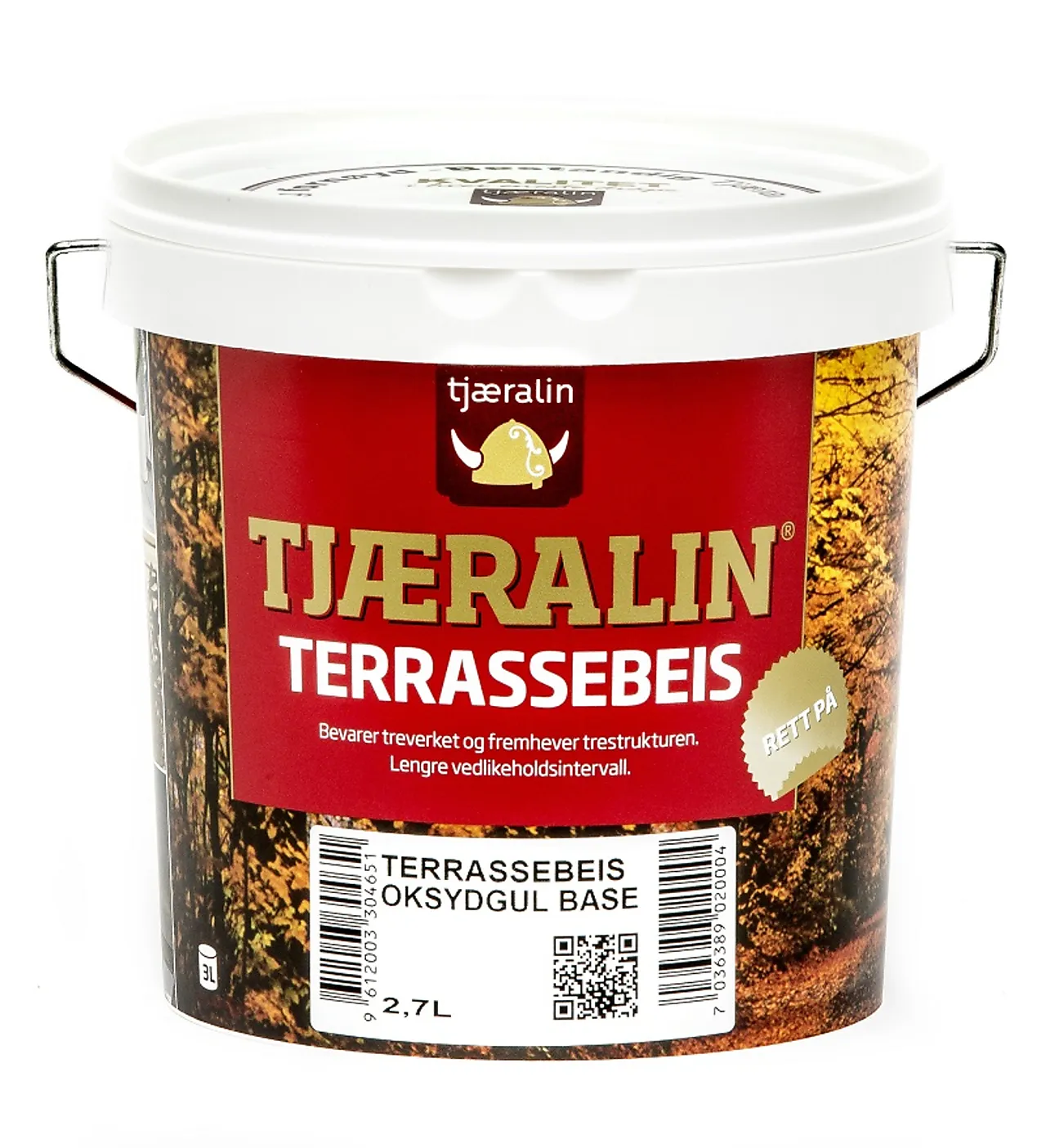 Tjæralin terrassebeis oksydgul 2,7l Tjæralin terrassebeis oksydgul 2,7l