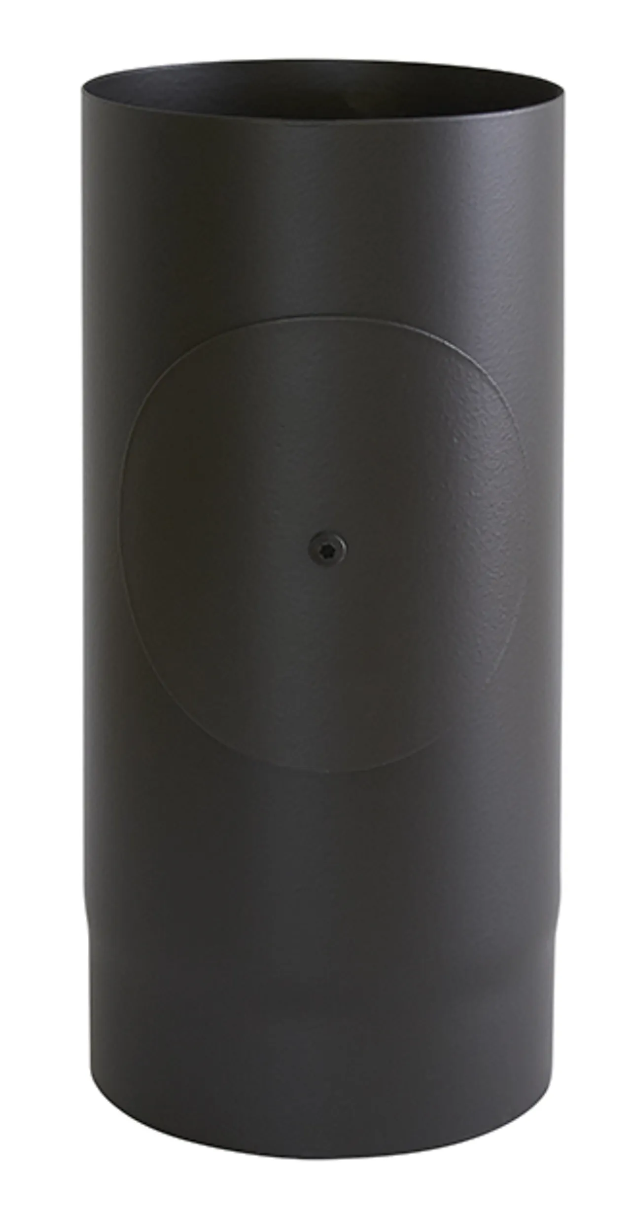 Røykrør ø175 l330 rett mbe matt sort emalje 2,3mm