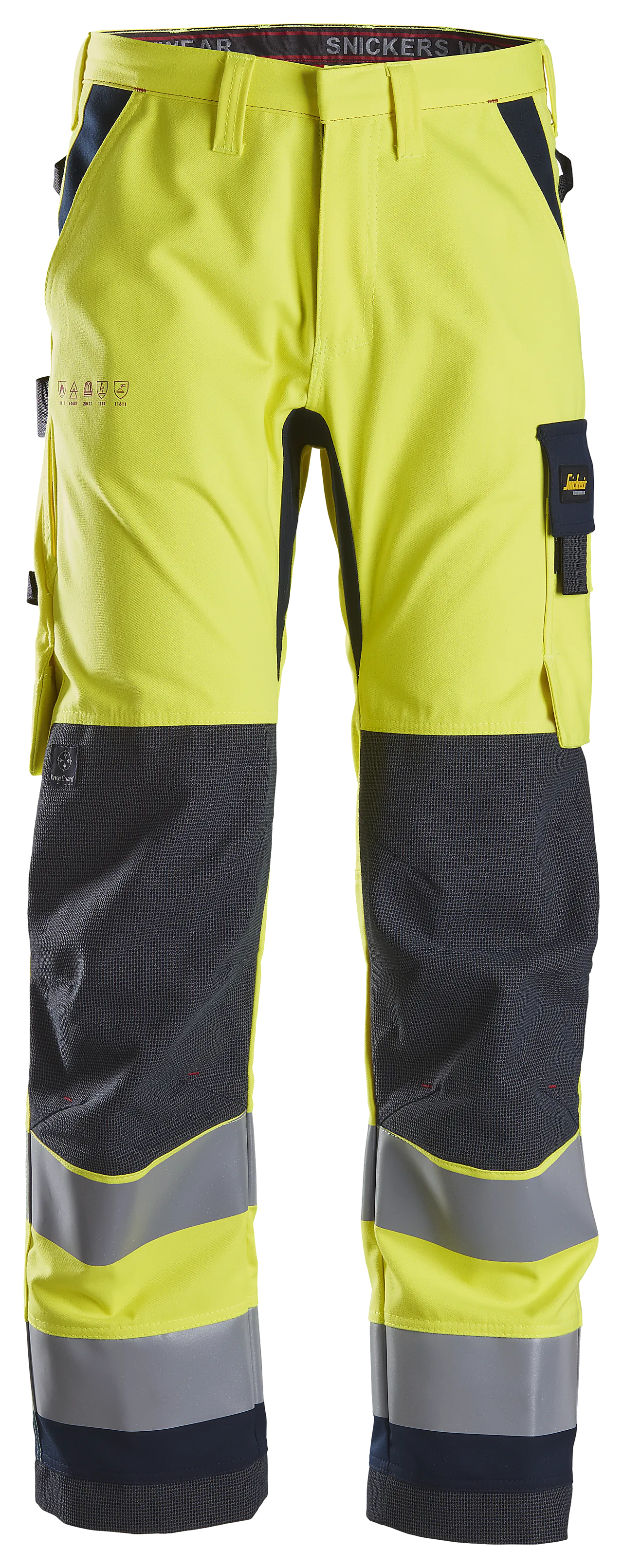 Bukse pw 6360 gul/blå kl2 54 protecwork snickers workwear Bukse pw 6360 gul/blå kl2 54 protecwork snickers workwear
