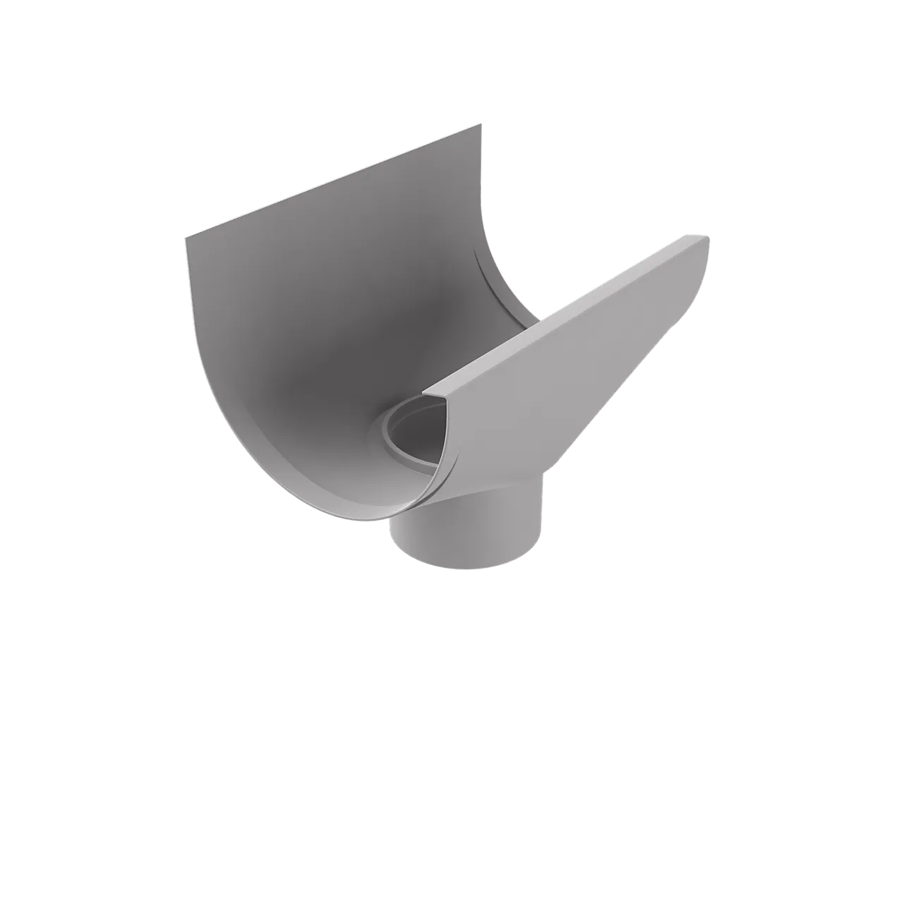 Trakt til takrenne 150 mm med 70 mm rett stuss ubehandlet Trakt til takrenne 150 mm med 70 mm rett stuss ubehandlet