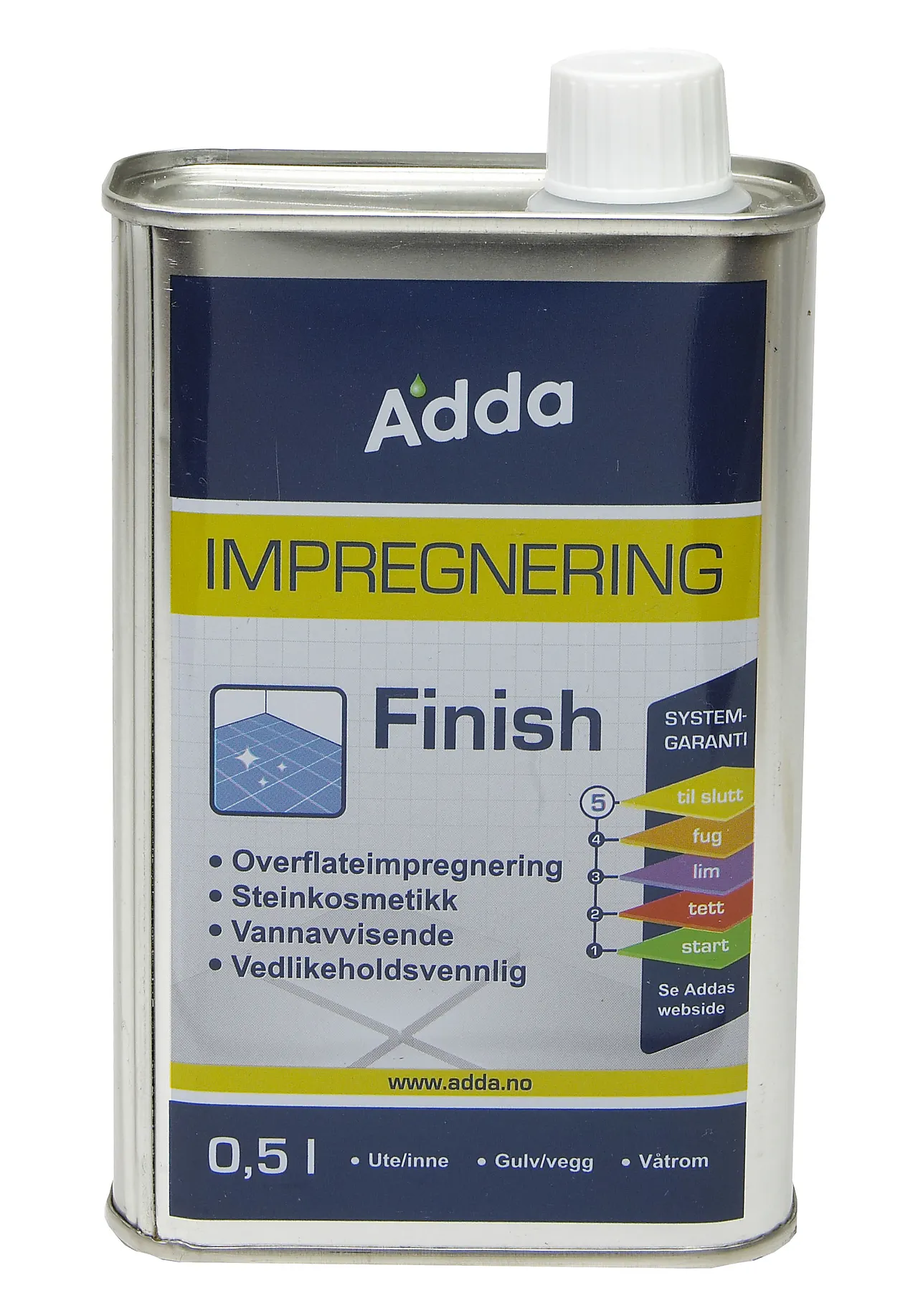 Impregnering finish 0.5ltr adda mattblank dypimp. f/murstein/skifer