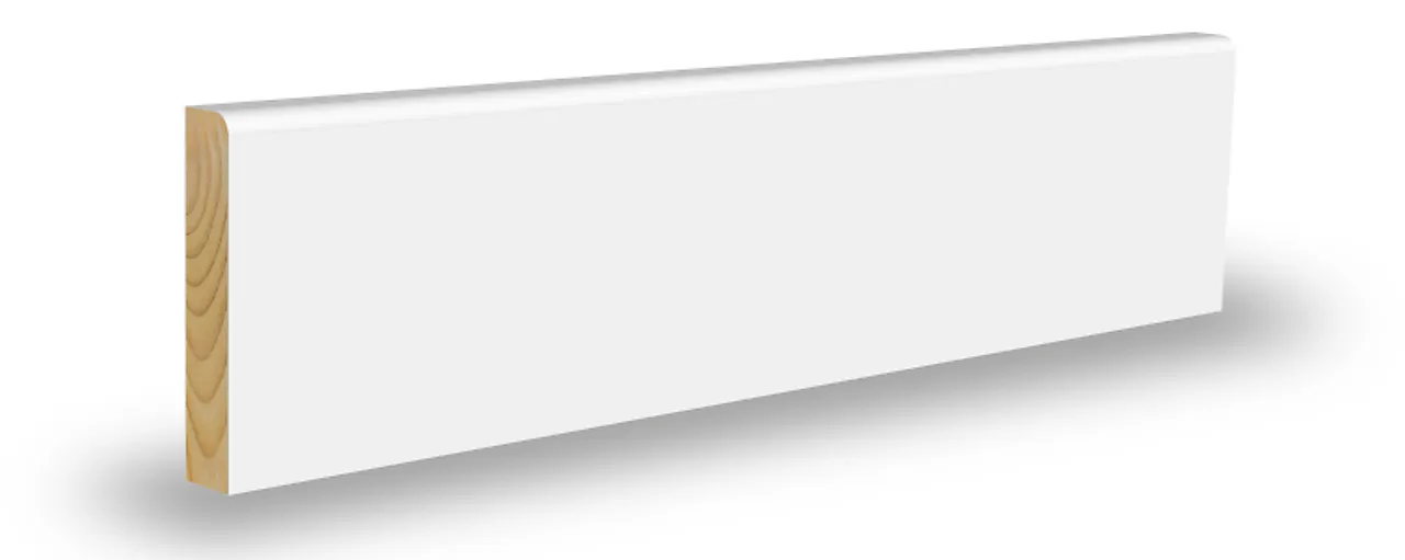 Feielist furu hvit bomull S0502-Y 9x45x4400 mm Feielist furu hvit bomull S0502-Y 9x45x4400 mm