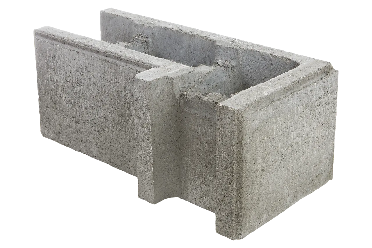 Forskalingsblokk hjørne 50x20x25 cm Forskalingsblokk hjørne 50x20x25 cm