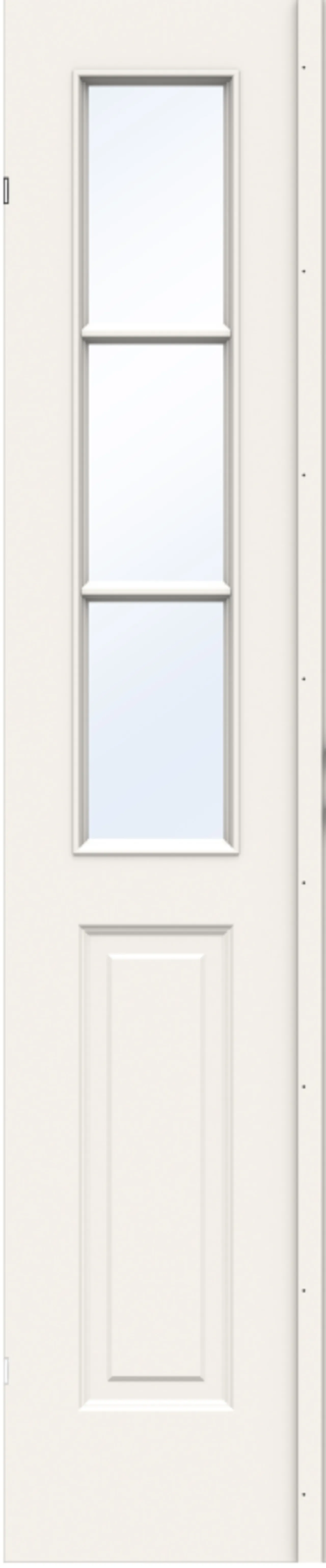 Dørbl sk style sp3 4x20 hvit skåtedørblad 4mm herdet glass Dørbl sk style sp3 4x20 hvit skåtedørblad 4mm herdet glass