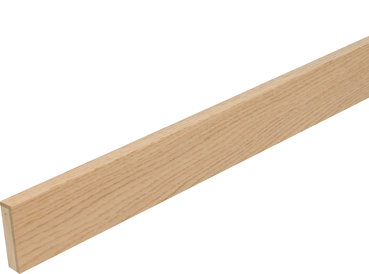 Gulvlist eik hvit live matt lakk 14x58x2180 mm Gulvlist eik hvit live matt lakk 14x58x2180 mm