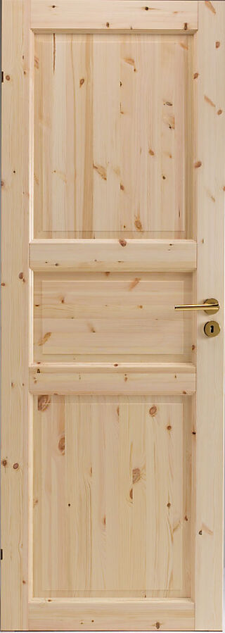 Tradition 03 innerdør 90x210 cm ubehandlet furu