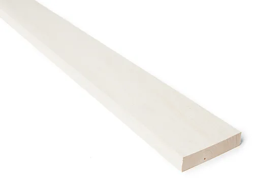 Rektangulær kledning 22x98 mm grunnet gran