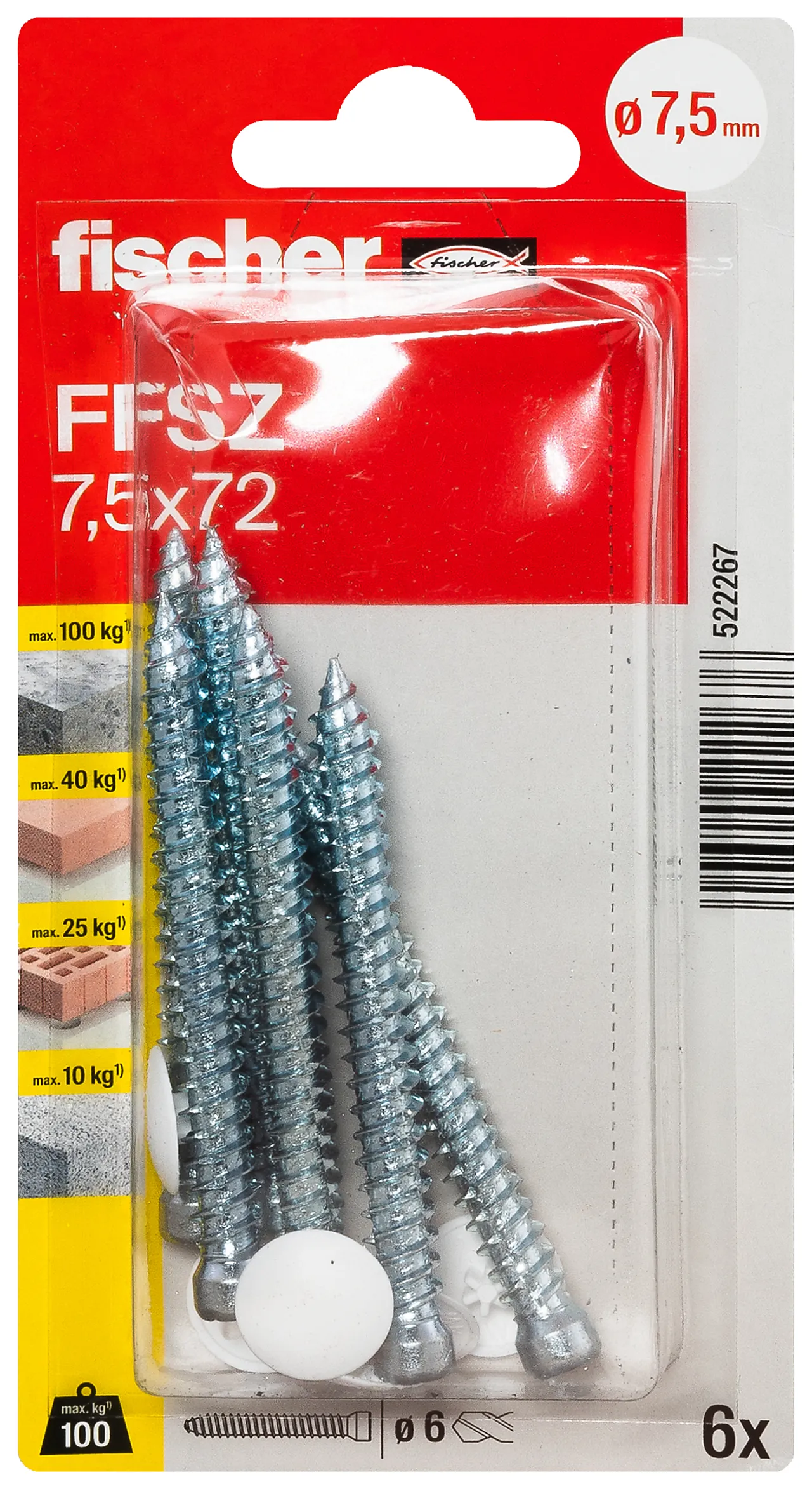 MONTASJESKRUE 7,5X72 UH BK null - null - 3 - Miniatyr