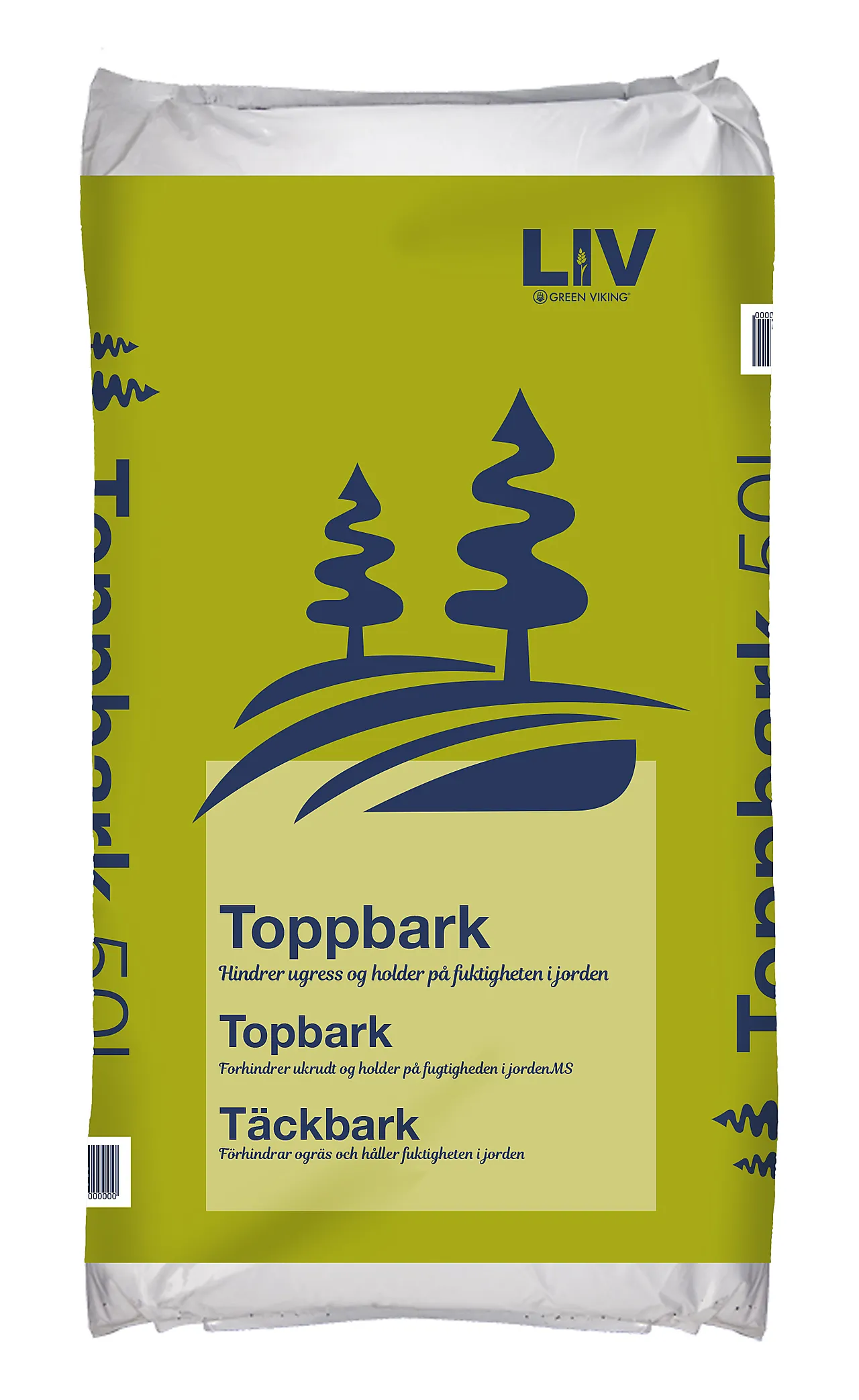 Toppbark Liv 50 liter