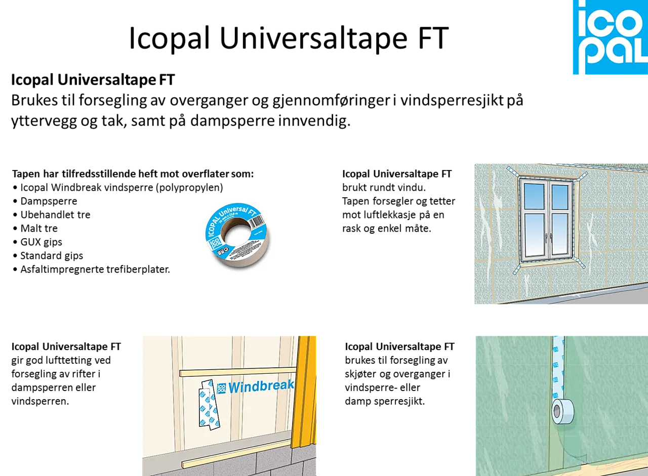 Universaltape FT 100 mm 22,8 m null - null - 3 - Miniatyr