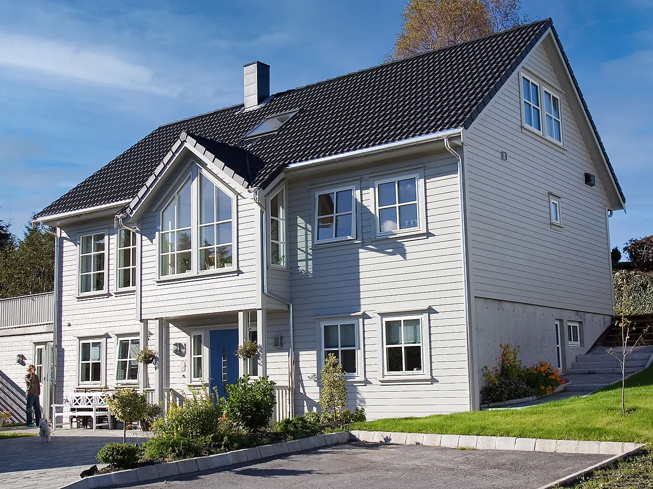 Bergene Holm utvendig kledning skygge grå falset 16x123 mm grunnet Bergene Holm utvendig kledning skygge grå falset 16x123 mm grunnet