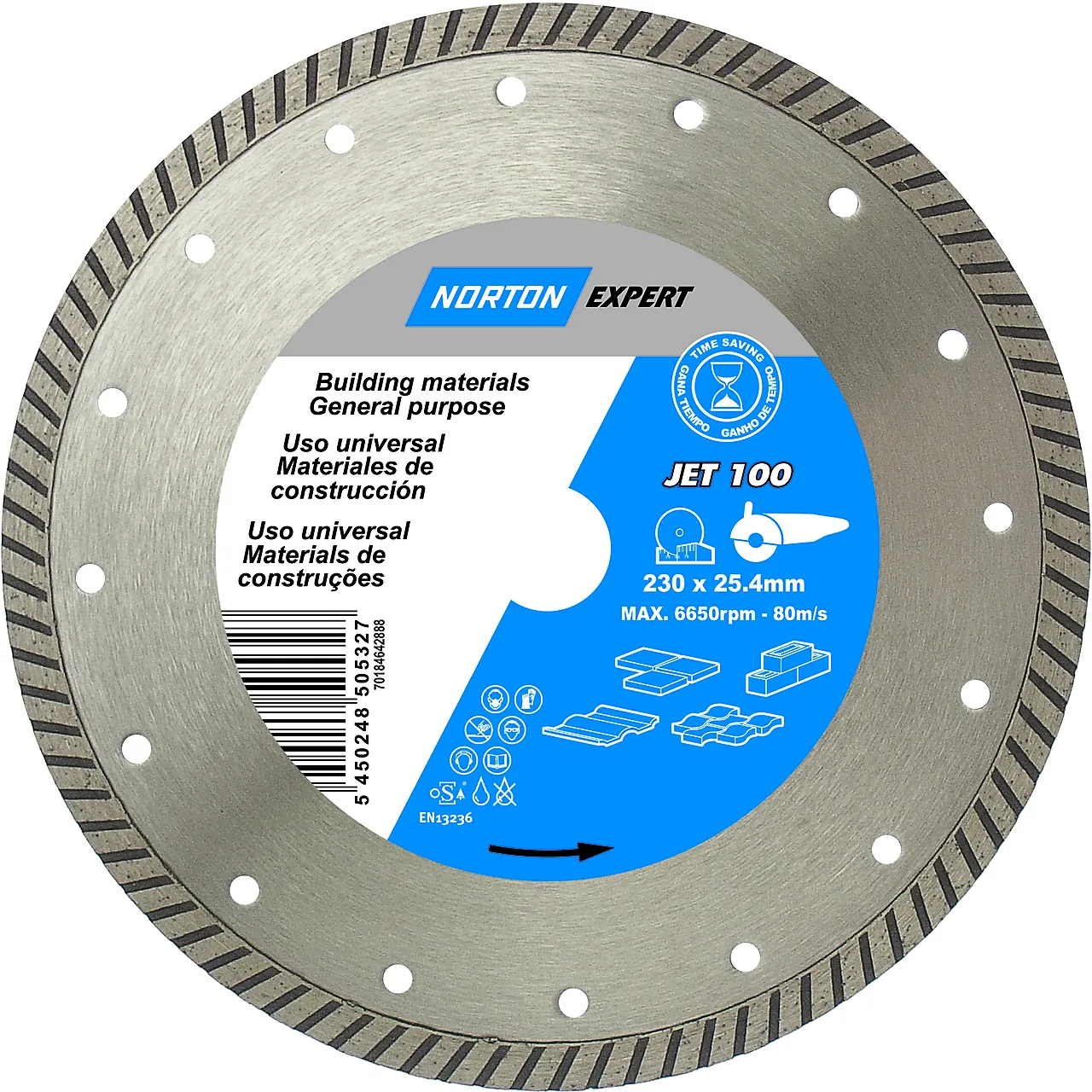 Diamantskive Jet 100 Ø230 mm Diamantskive Jet 100 Ø230 mm