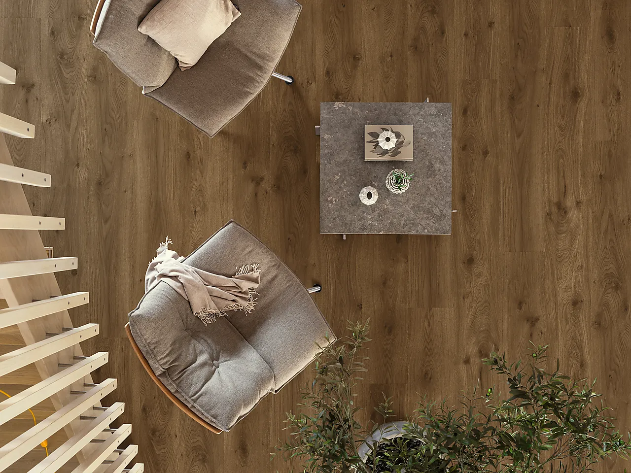 Laminatgulv Trondheim maroon oak null - null - 3 - Miniatyr