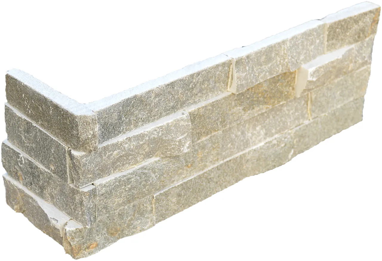 Forblendingstein grå skifer panel utvendig hjørne null - null - 2 - Miniatyr