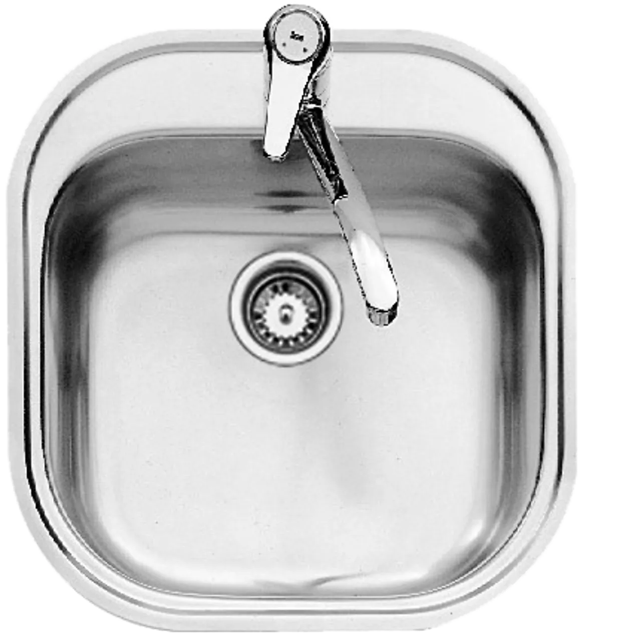 Kjøkkenvask Intra stylo100-wt rustfritt stål for nedfelling