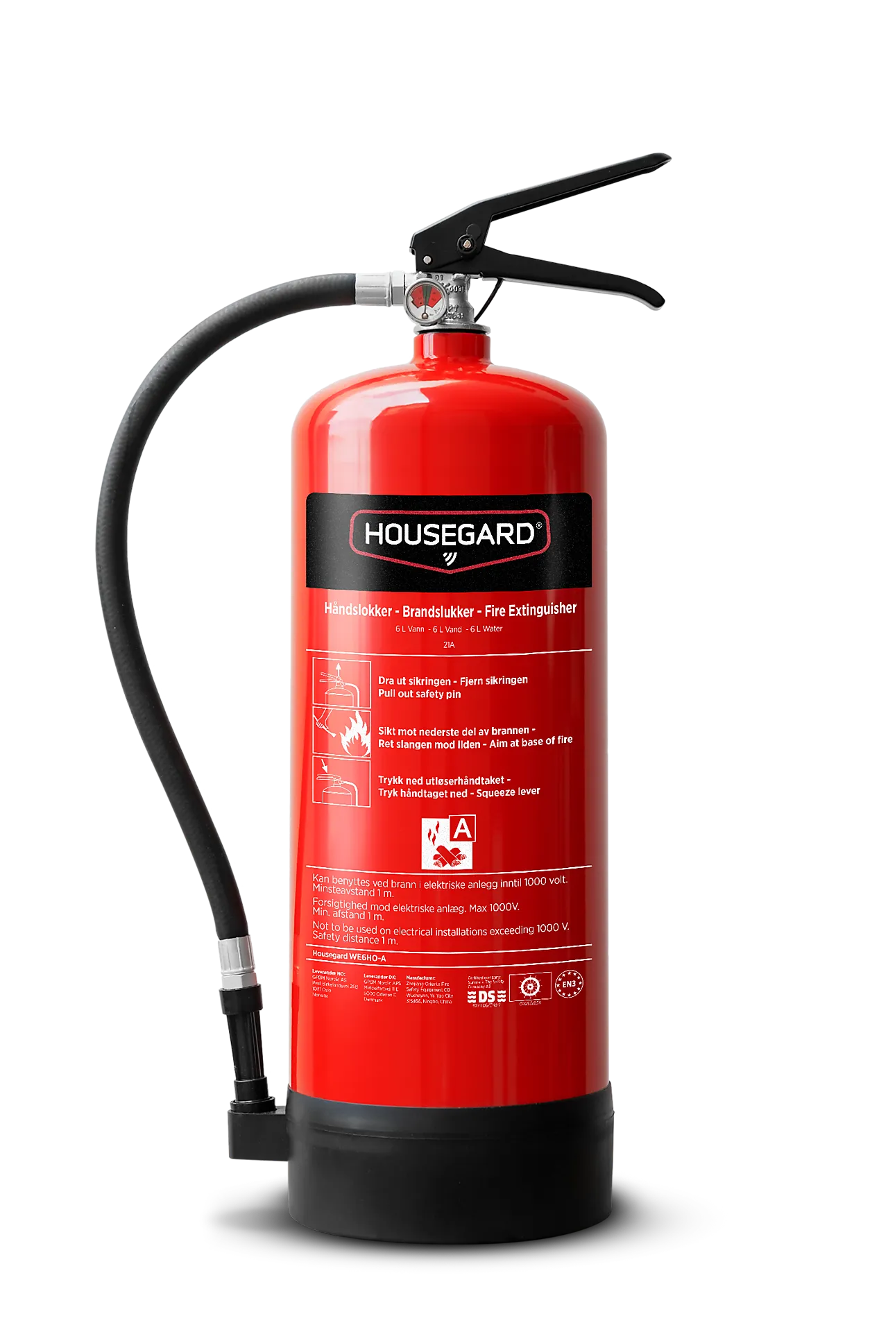 Brannslukker Vann 6L 21A Brannslukker Vann 6L 21A