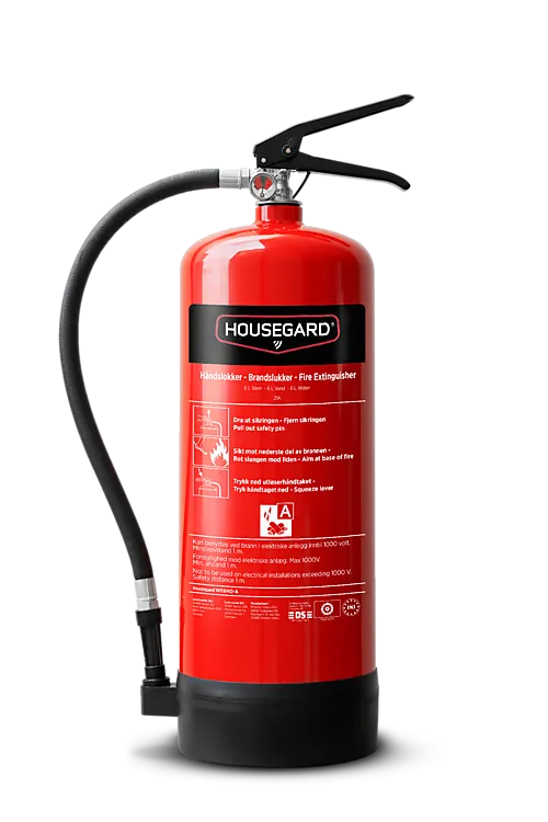 Housegard brannslukker vann 6 l 21A