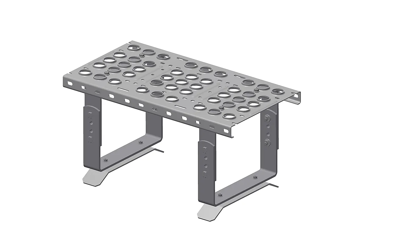 Topp platå tp p-230 sort ral 9005 Topp platå tp p-230 sort ral 9005