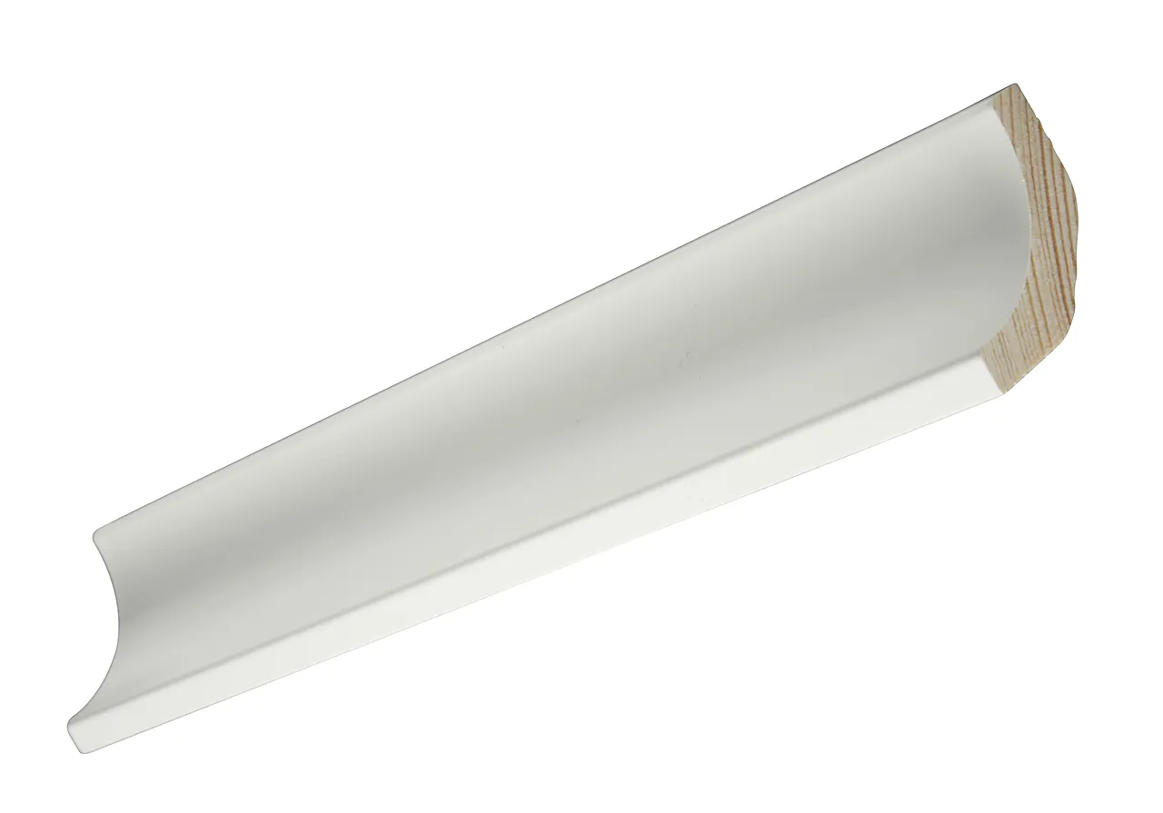 Taklist furu hulkil hvit bomull S0502-Y 15x45x4400 mm Taklist furu hulkil hvit bomull S0502-Y 15x45x4400 mm