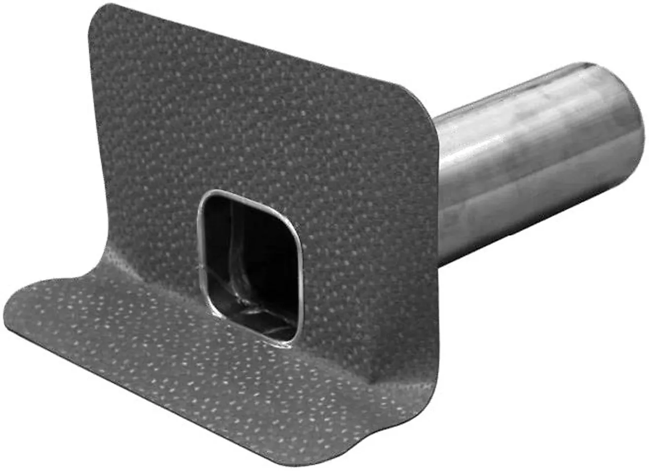 Taksluk horisontal sikashield 75 mm lengde rør 400 mm