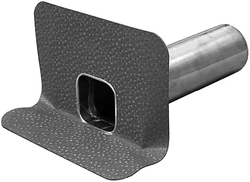 Taksluk horisontal sikashield 75 mm lengde rør 400 mm