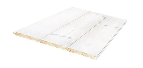 Furu 13x120x4500 sjøbod natur snø børstet effektpanel sprekk