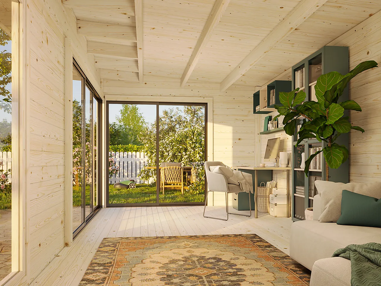 Hagestue Andrea slide+ 17,1 m2 null - null - 3 - Miniatyr