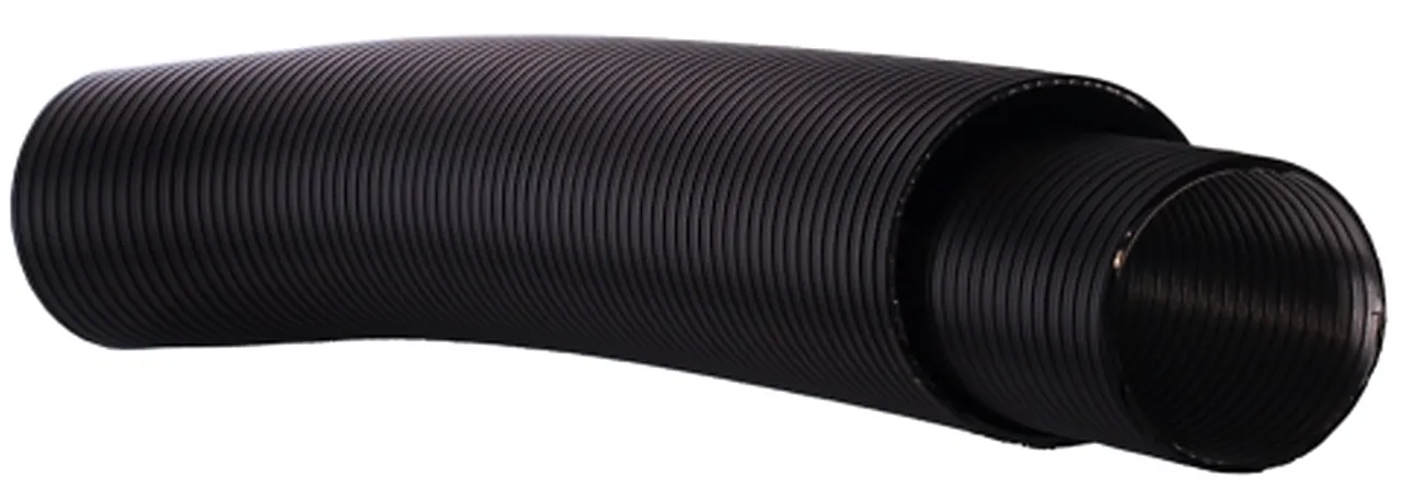 Flexirør Ø100 mm x 0,6 - 1,5 meter sort null - null - 2 - Miniatyr