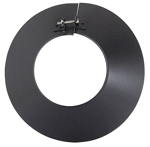 Regnbeskytter 30gr ø150mm svart rehabilitering